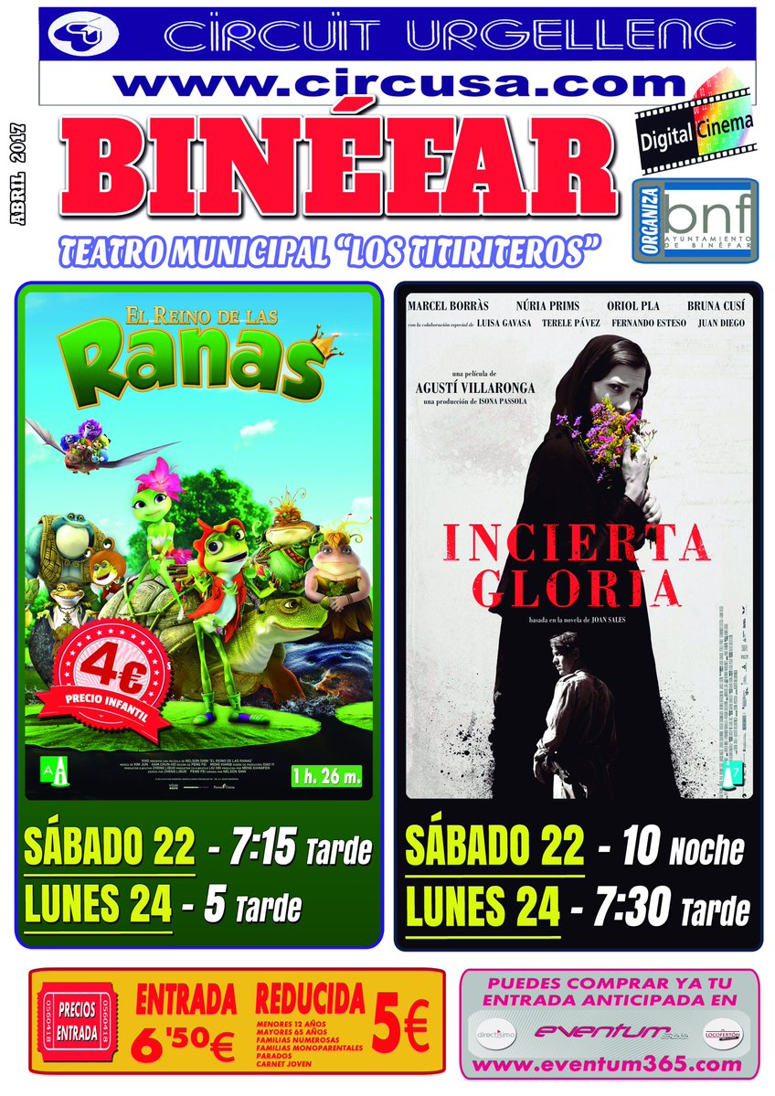 Cine Teatro Municipal Titiriteros de Binéfar